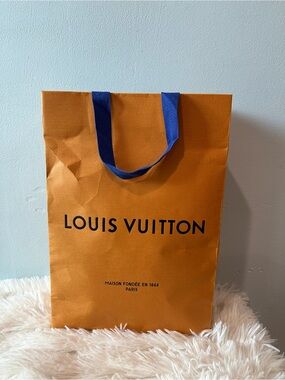 Authentic Louis Vuitton Reusable Shopping Bag  Foldable 13x10x4 inches